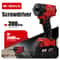 Max Torque Brushless Impact Driver High Power Screwdriver Electric Power Tool For Milwaukee Battery 0