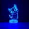 Cute Cat Night Light LED Cat Lamp For Kids USB Acrylic Novelty Table Nightlight Bedroom Room Decor 0