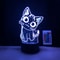 Cute Cat Night Light LED Cat Lamp For Kids USB Acrylic Novelty Table Nightlight Bedroom Room Decor 3