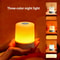 LED Night Light Dimmable RechargeablePlugin Desktop Bedroom Bedside Lighting Decorative Touchscreen 0