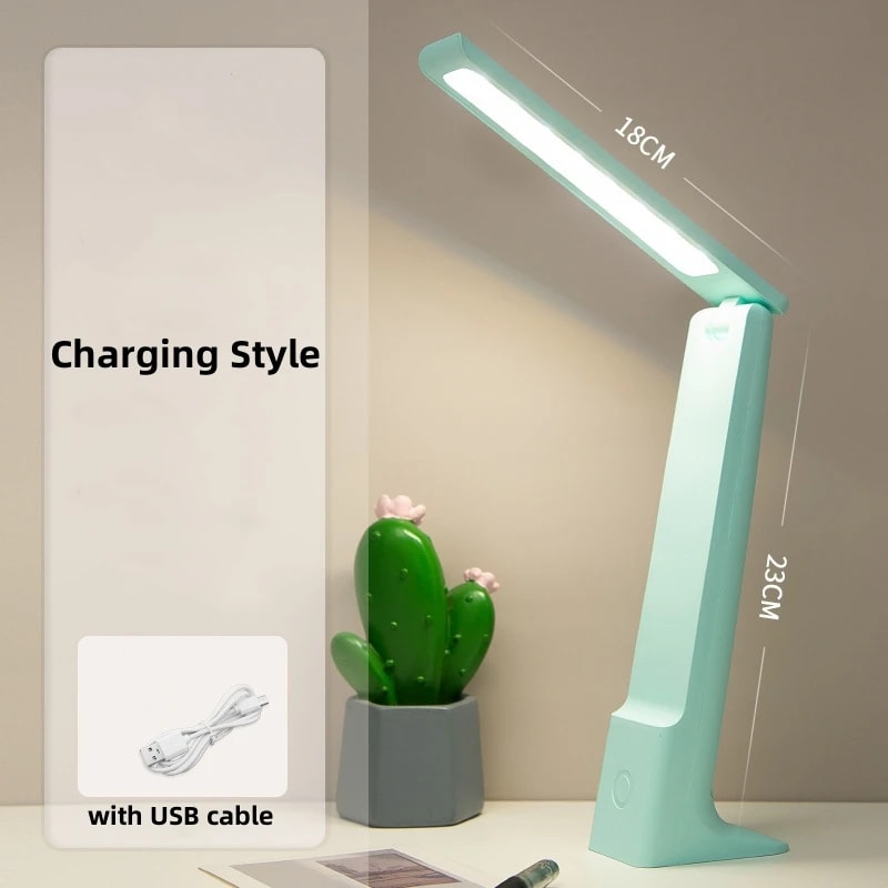 LED Folding Desk Lamp With USB Charging Touch Control Dimmable Eye Protection Perfect For Reading A 6