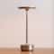 Aluminum Alloy Simple Decorative Lamp, LED Night Light, Retro Portable Rechargeable Touch Desk Lamp, Infinitely Dimmable