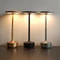 Aluminum Alloy Simple Decorative Lamp, LED Night Light, Retro Portable Rechargeable Touch Desk Lamp, Infinitely Dimmable