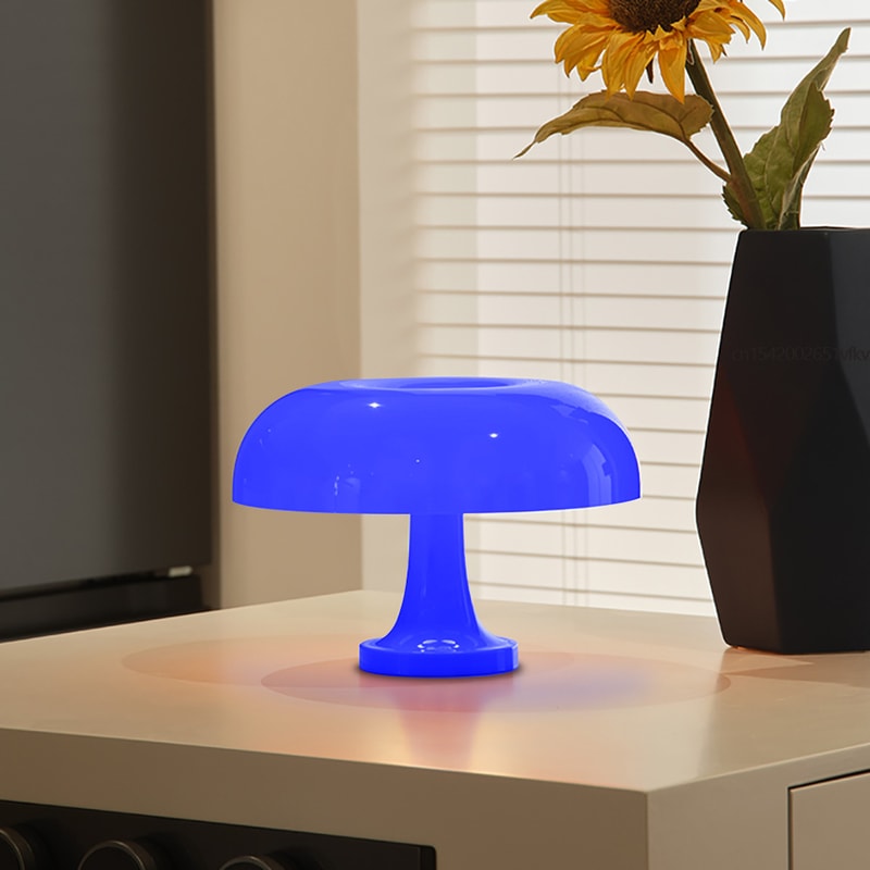 Classic Mushroom Table Lamp Modern Bauhaus Art Table Lamp Danish Designer Orange Decorative Table L 10