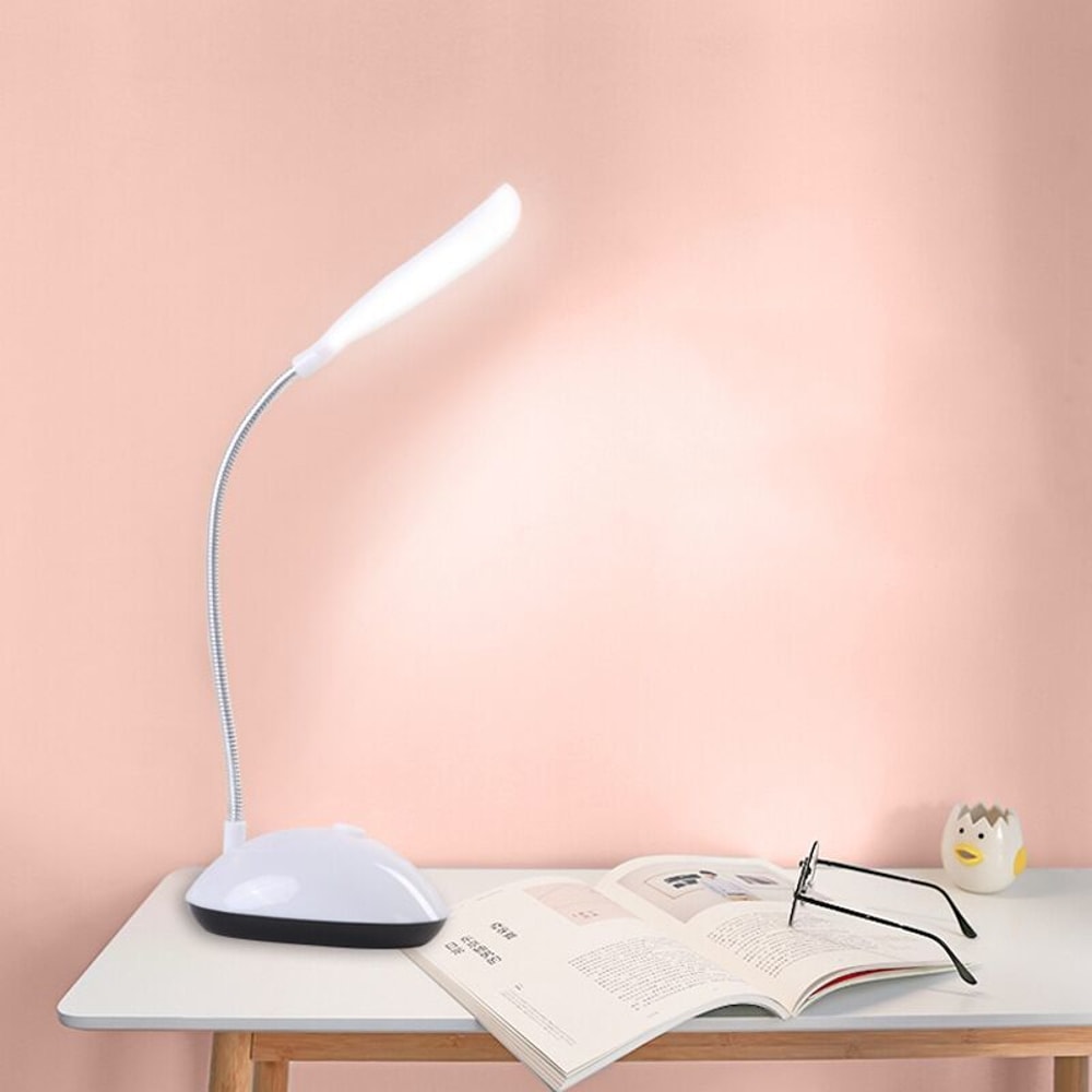 LED Folding Table Lamp Battery Powered Reading Light Eye Protection Night Lamp For Bedroom Bedside 0