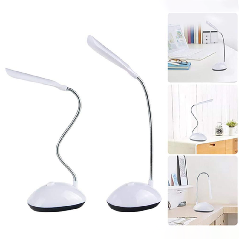 LED Folding Table Lamp Battery Powered Reading Light Eye Protection Night Lamp For Bedroom Bedside 2