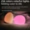 LED Night Lights USB Rechargeable Egg Shape RGB Lamp Eye Protection Baby Feeding Sleeping Outdoor B 2