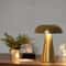 Retro Mushroom LED Table Lamp, Rechargeable Touch Sensor Bedside Lamp, Reading Light for Bedroom, Restaurant and Bar