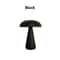 Retro Mushroom LED Table Lamp, Rechargeable Touch Sensor Bedside Lamp, Reading Light for Bedroom, Restaurant and Bar
