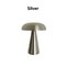 Retro Mushroom LED Table Lamp, Rechargeable Touch Sensor Bedside Lamp, Reading Light for Bedroom, Restaurant and Bar