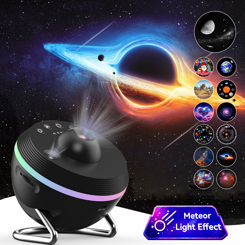 Galaxy Star Projector Meteor Ultra Clear Night Light Rotary Space Ball Planetarium Projector For Ki 1