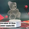 Creative Bear Lamp, Acrylic USB LED Night Light, Xmas Christmas Decorations for Home, Bedroom, Birthday, Wedding Gifts