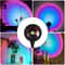 Rainbow Projection Lamp Decorative Sunset Atmosphere Lamp Multi Angle Rotatable For Living Room And 1