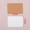 Earring Display Cards for Women, Kraft Paper Jewelry Packaging, Handmade Earring Studs Price Tags