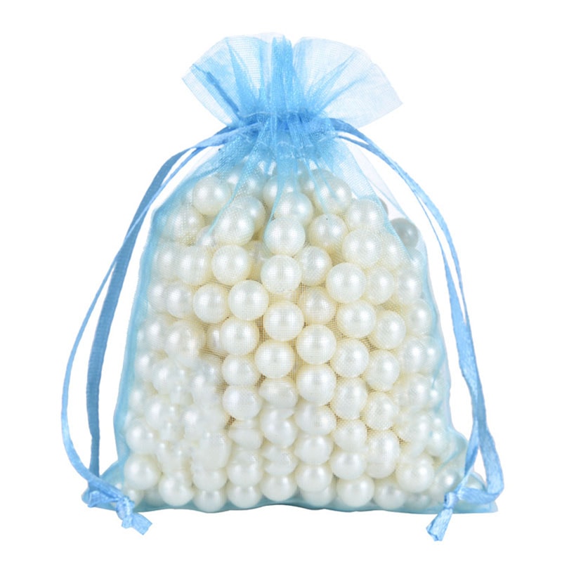 Wedding Christmas Gift Organza Bags Jewelry Packaging Display Pouches Drawable Set 1