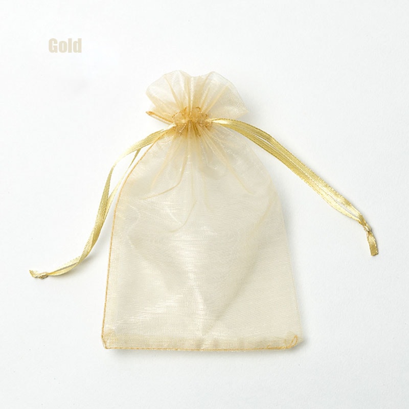 Wedding Christmas Gift Organza Bags Jewelry Packaging Display Pouches Drawable Set 5