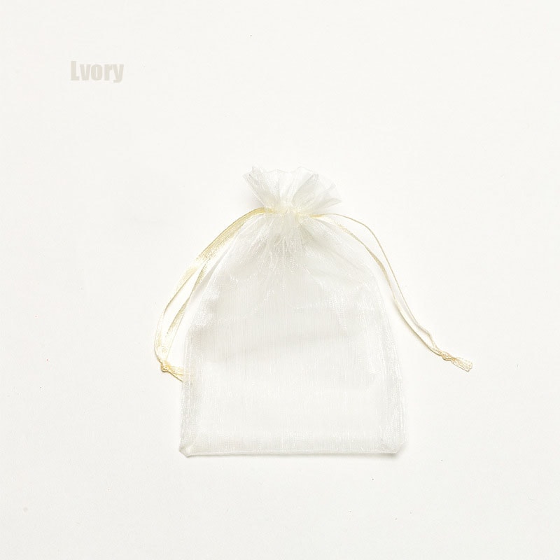 Wedding Christmas Gift Organza Bags Jewelry Packaging Display Pouches Drawable Set 14