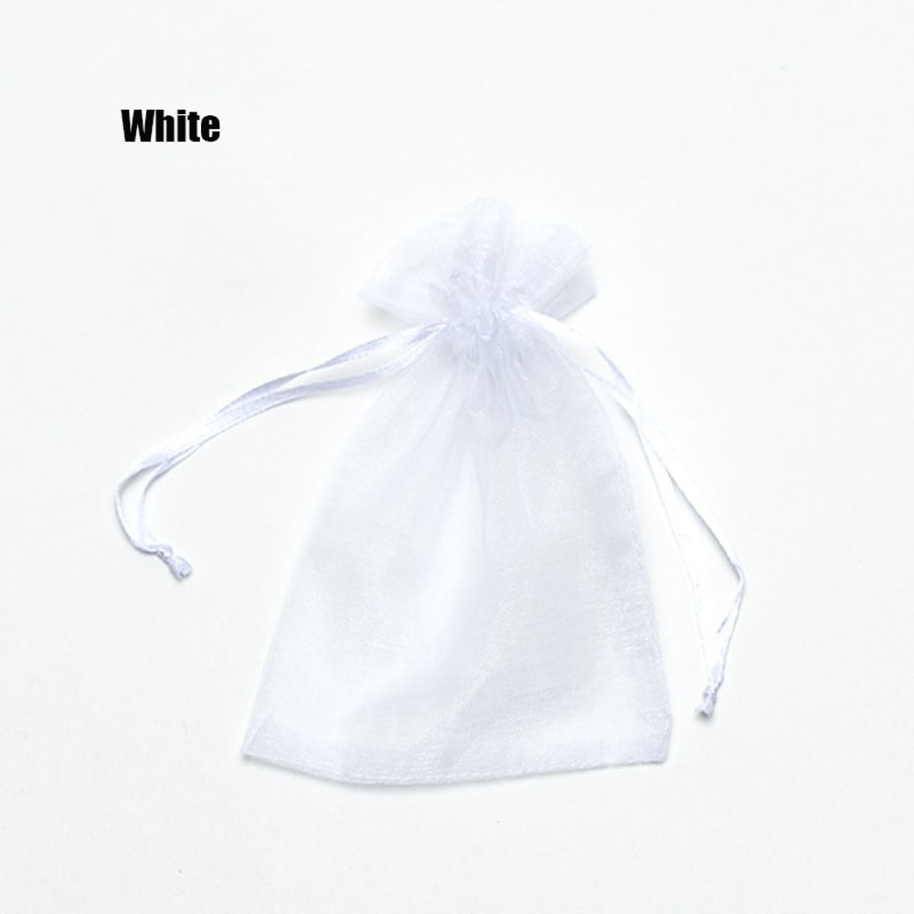 Wedding Christmas Gift Organza Bags Jewelry Packaging Display Pouches Drawable Set 17