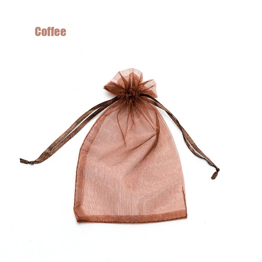 Wedding Christmas Gift Organza Bags Jewelry Packaging Display Pouches Drawable Set 20