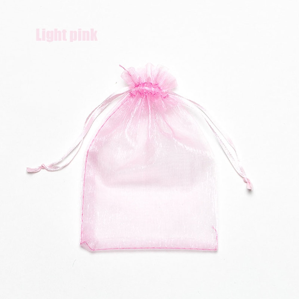 Wedding Christmas Gift Organza Bags Jewelry Packaging Display Pouches Drawable Set 24