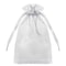 Pink Organza Drawstring Jewelry Small Bag For Earring Favor Wedding Packaging Pouch Organizer For B 6