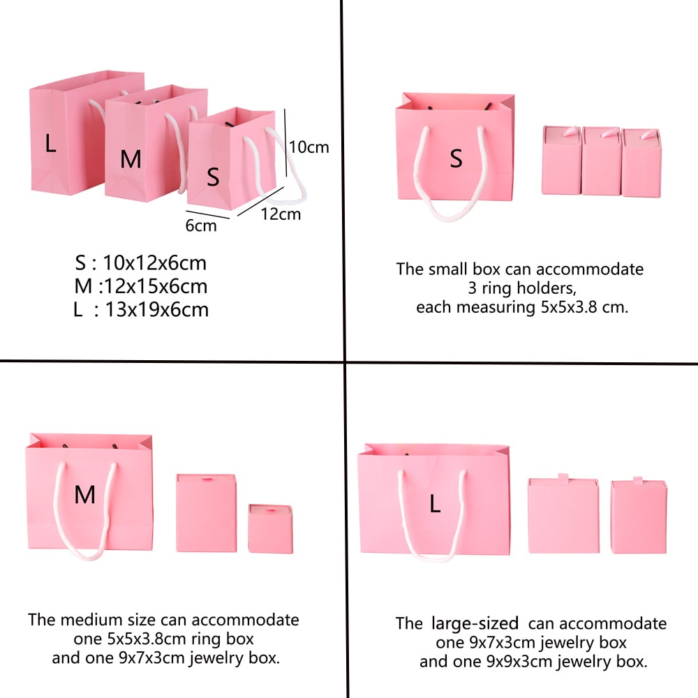 Simple Portable Gift Bag Hardpaper Jewelry Packaging Bag Business Wholesale Gift Bag For Packaging 1