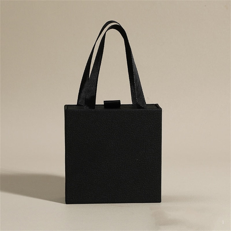 Creative Drawer Jewelry Packaging Box, Necklace Ring Storage Organizer, Earring Bracelet Display Stand Solid Color Paper