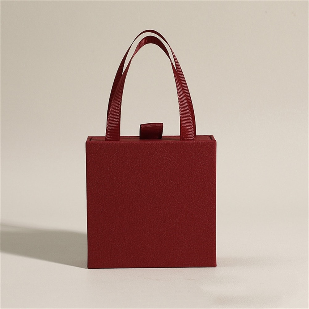 Creative Drawer Jewelry Packaging Box, Necklace Ring Storage Organizer, Earring Bracelet Display Stand Solid Color Paper