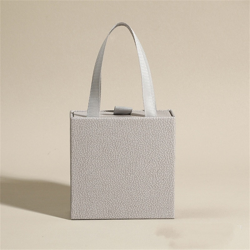 Jewelry Drawer Box with Handle, Wedding or Travel Jewelry Organizer Case, Portable Ring Earrings Necklace Gift Packaging