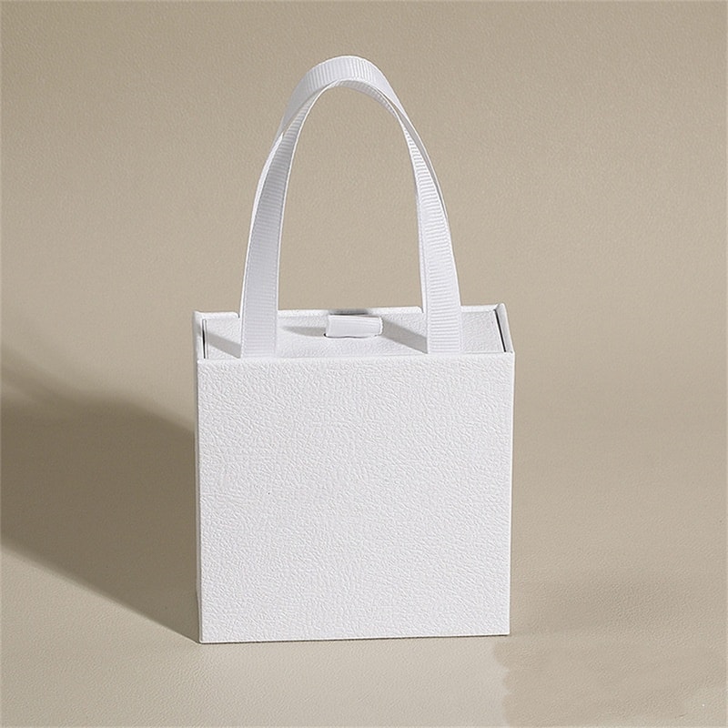 Jewelry Drawer Box with Handle, Wedding or Travel Jewelry Organizer Case, Portable Ring Earrings Necklace Gift Packaging