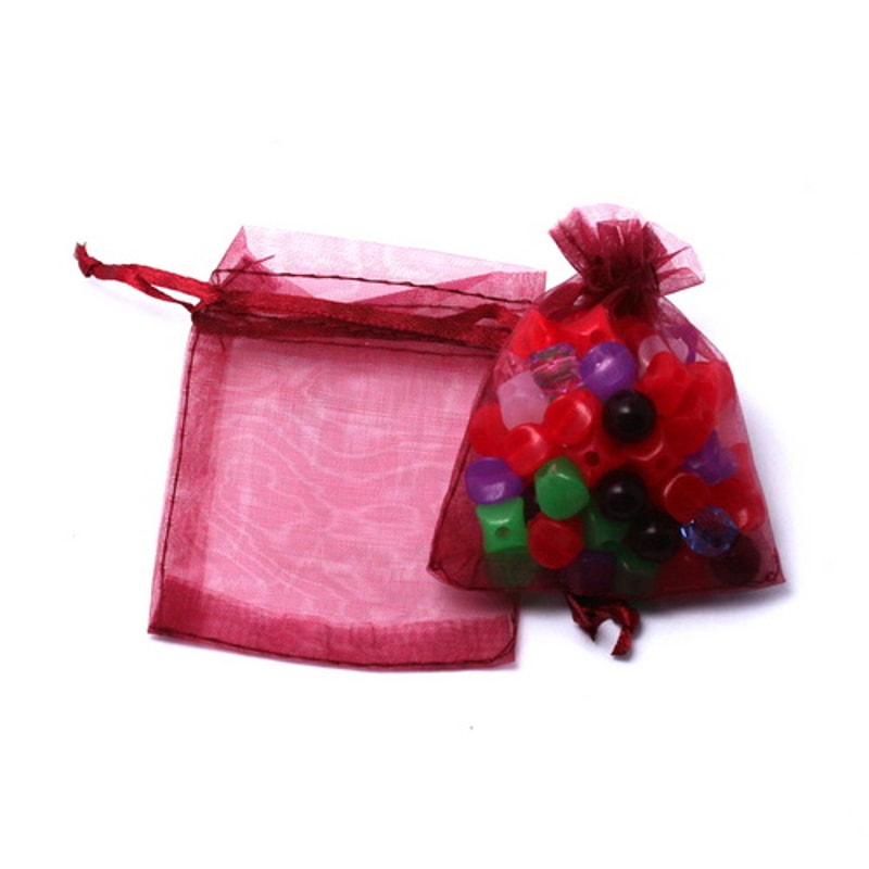 Top Sale Drawstring Organza Jewelry Pouches Wedding Gift Bags DIY Jewelry Packaging Display Beads S 7