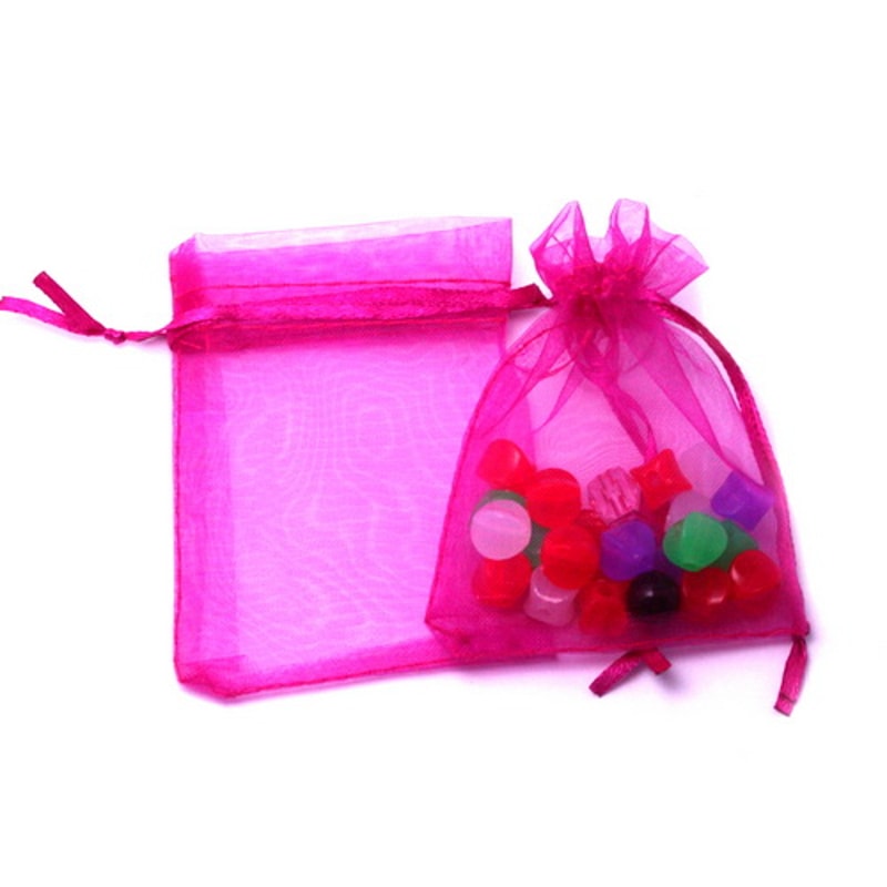 Top Sale Drawstring Organza Jewelry Pouches Wedding Gift Bags DIY Jewelry Packaging Display Beads S 18