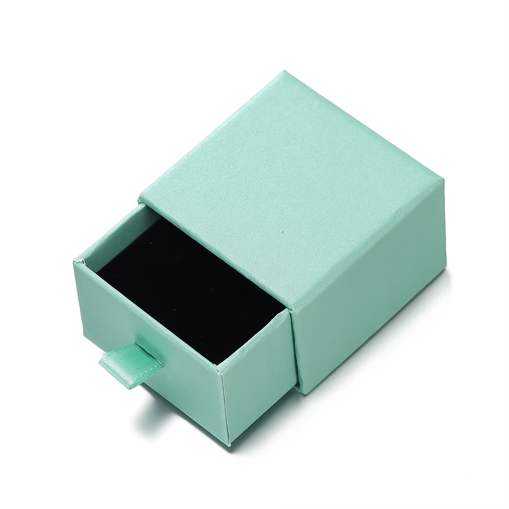 Creative Drawer Jewelry Packaging Box, Necklace, Ring, Earring, Bracelet Storage Organizer Display Stand, Solid Color