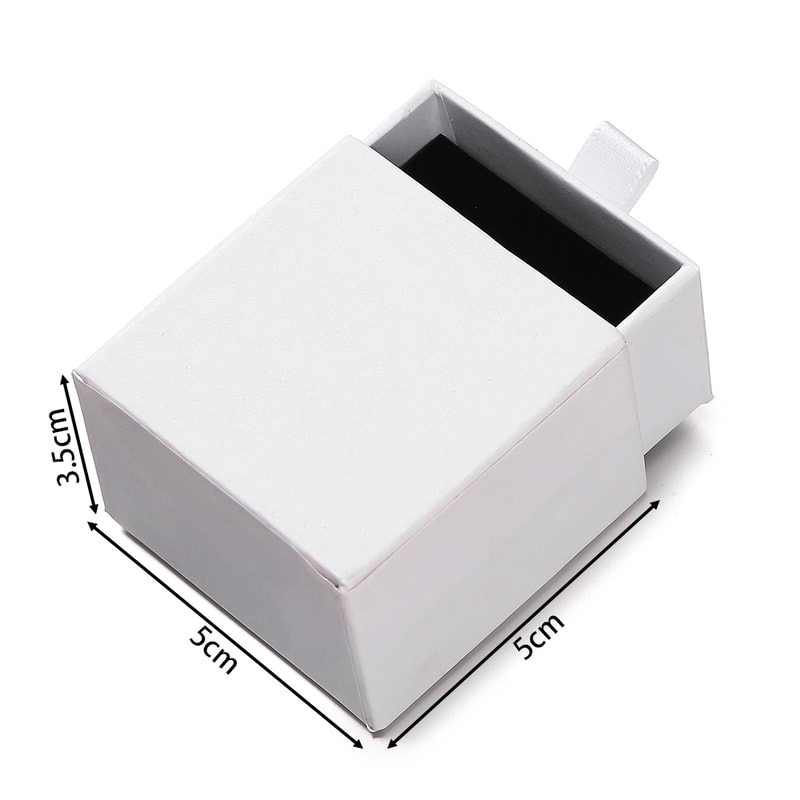 Creative Drawer Jewelry Packaging Box, Necklace, Ring, Earring, Bracelet Storage Organizer Display Stand, Solid Color