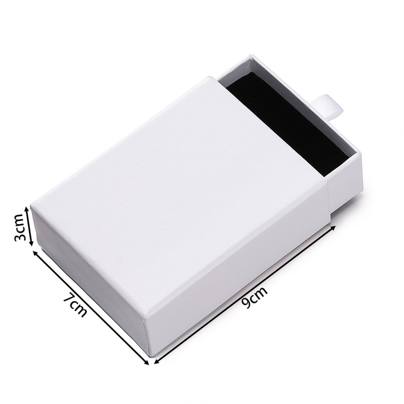 Creative Drawer Jewelry Packaging Box, Necklace, Ring, Earring, Bracelet Storage Organizer Display Stand, Solid Color