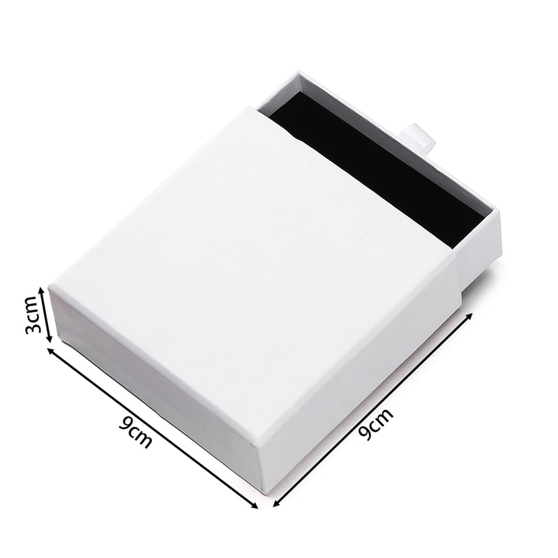 Creative Drawer Jewelry Packaging Box, Necklace, Ring, Earring, Bracelet Storage Organizer Display Stand, Solid Color