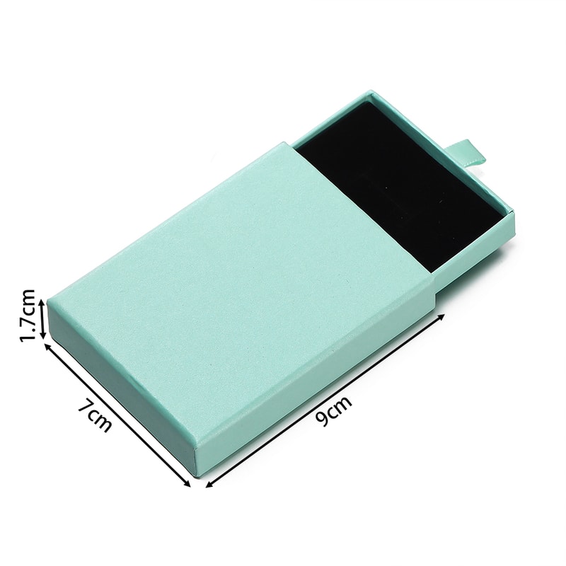 Creative Drawer Jewelry Packaging Box, Necklace, Ring, Earring, Bracelet Storage Organizer Display Stand, Solid Color