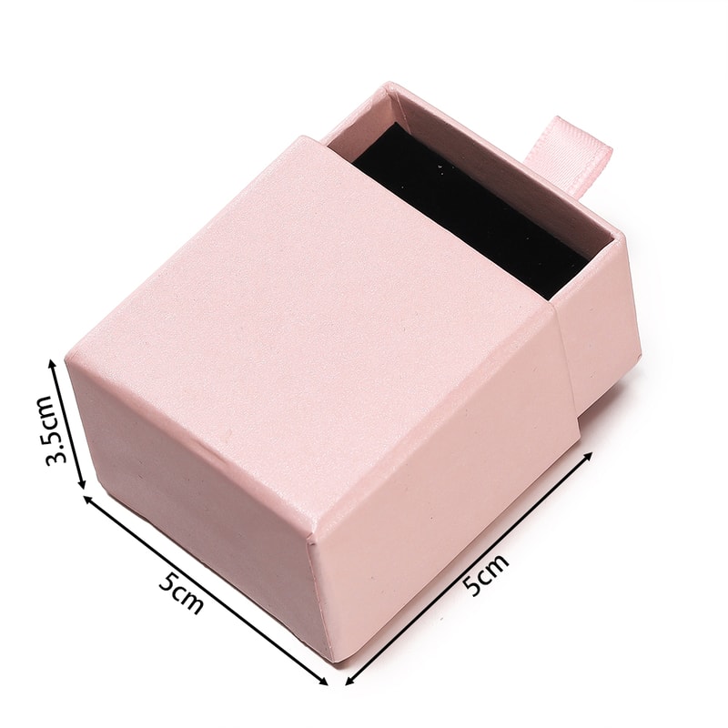 Creative Drawer Jewelry Packaging Box, Necklace, Ring, Earring, Bracelet Storage Organizer Display Stand, Solid Color