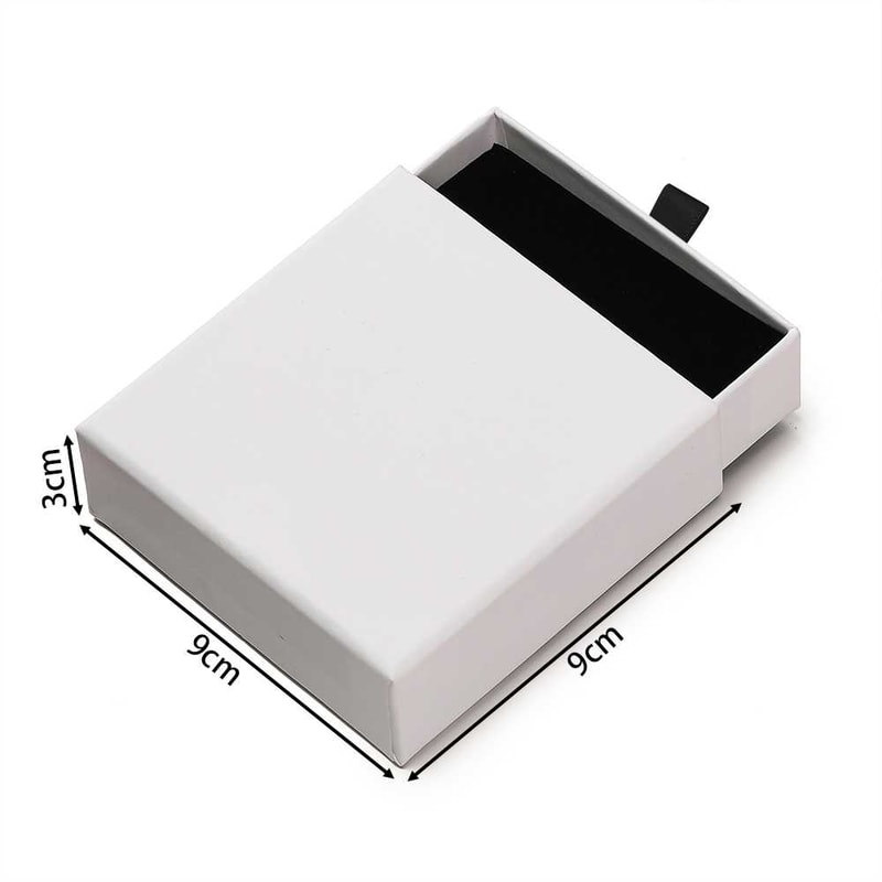 Creative Drawer Jewelry Packaging Box, Necklace, Ring, Earring, Bracelet Storage Organizer Display Stand, Solid Color