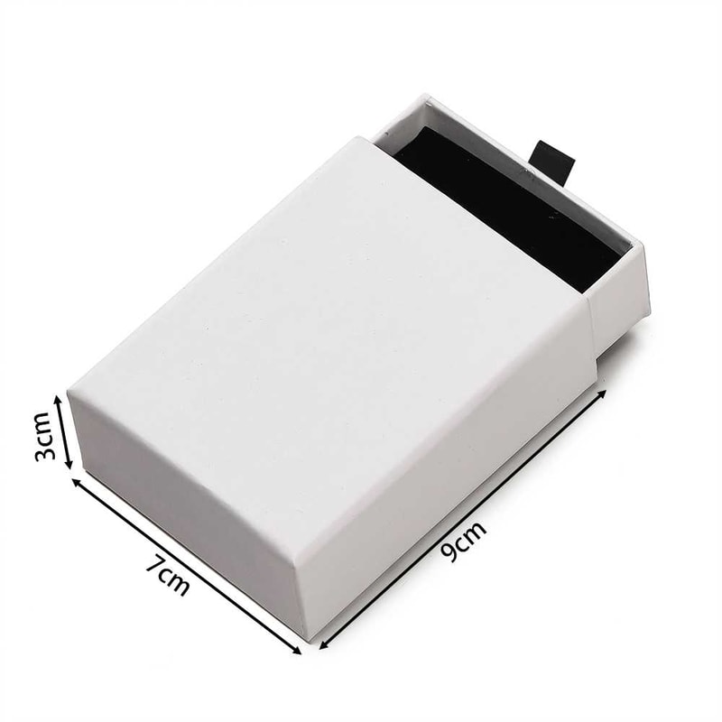 Creative Drawer Jewelry Packaging Box, Necklace, Ring, Earring, Bracelet Storage Organizer Display Stand, Solid Color