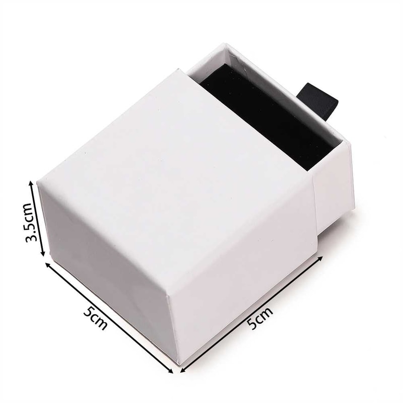 Creative Drawer Jewelry Packaging Box, Necklace, Ring, Earring, Bracelet Storage Organizer Display Stand, Solid Color