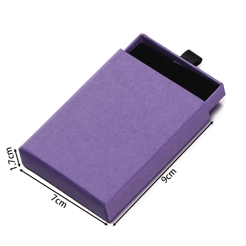 Creative Drawer Jewelry Packaging Box, Necklace, Ring, Earring, Bracelet Storage Organizer Display Stand, Solid Color