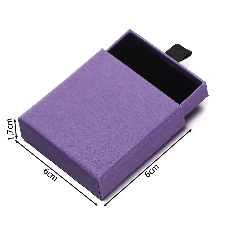 Creative Drawer Jewelry Packaging Box, Necklace, Ring, Earring, Bracelet Storage Organizer Display Stand, Solid Color