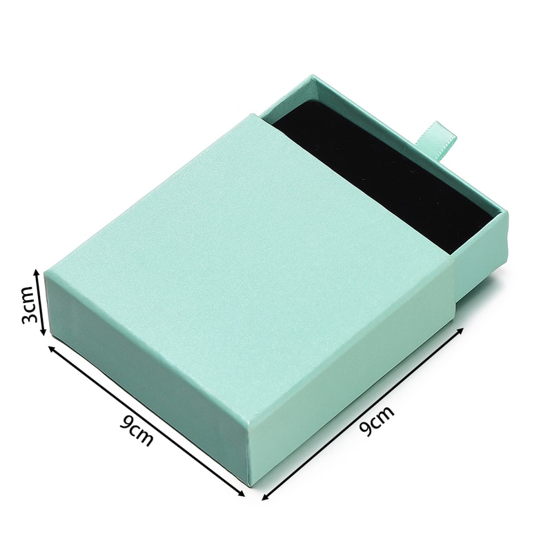 Creative Drawer Jewelry Packaging Box, Necklace, Ring, Earring, Bracelet Storage Organizer Display Stand, Solid Color