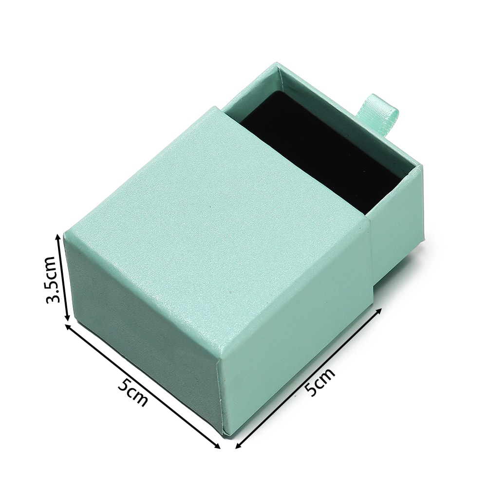 Creative Drawer Jewelry Packaging Box, Necklace, Ring, Earring, Bracelet Storage Organizer Display Stand, Solid Color