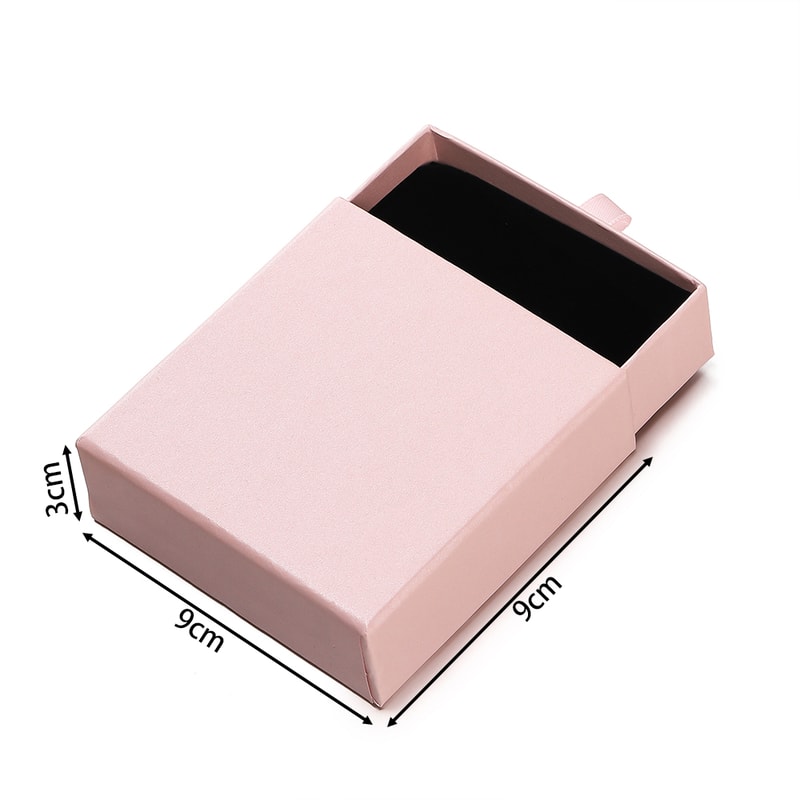 Creative Drawer Jewelry Packaging Box, Necklace, Ring, Earring, Bracelet Storage Organizer Display Stand, Solid Color