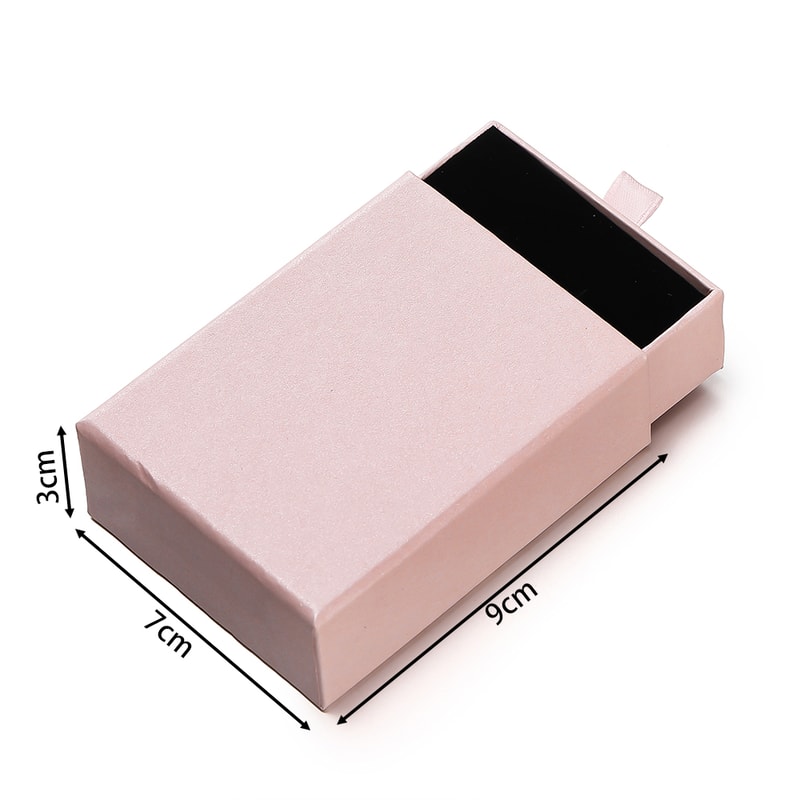 Creative Drawer Jewelry Packaging Box, Necklace, Ring, Earring, Bracelet Storage Organizer Display Stand, Solid Color