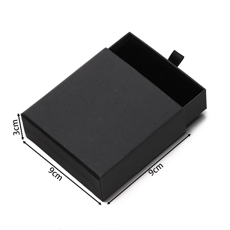 Creative Drawer Jewelry Packaging Box, Necklace, Ring, Earring, Bracelet Storage Organizer Display Stand, Solid Color