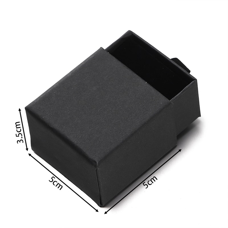 Creative Drawer Jewelry Packaging Box, Necklace, Ring, Earring, Bracelet Storage Organizer Display Stand, Solid Color