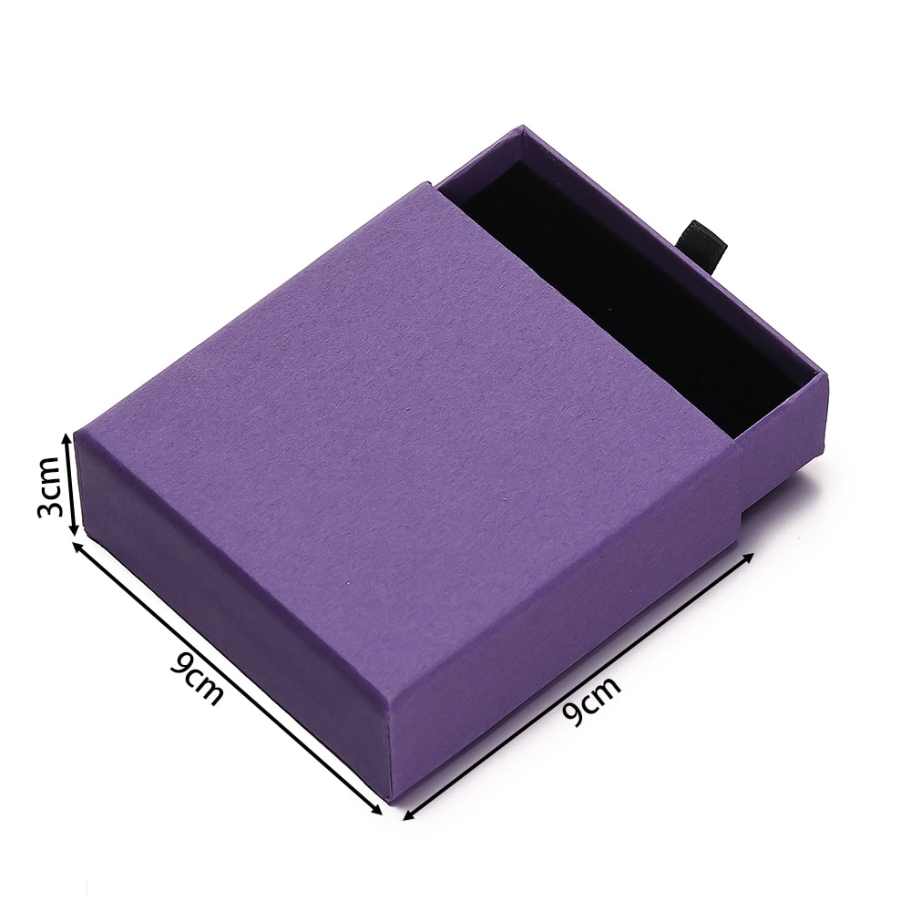 Creative Drawer Jewelry Packaging Box, Necklace, Ring, Earring, Bracelet Storage Organizer Display Stand, Solid Color